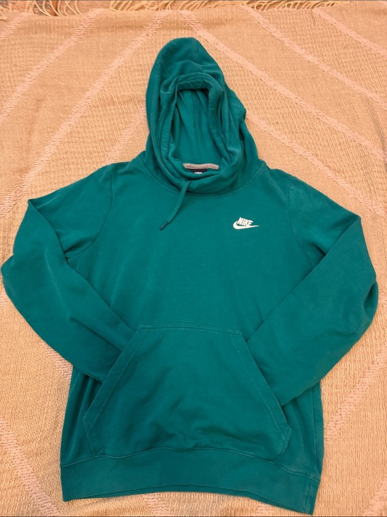 Nike Other - Nike Sportswear Teal Pullover Hoodie Small Embroidered Swoosh Kangaroo Pocket